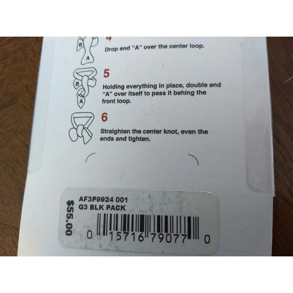 ALFANI SPECTRUM Men's‎ Bow Tie & Pocket Square Black w/ Gray White Stripes NEW - Picture 9 of 11